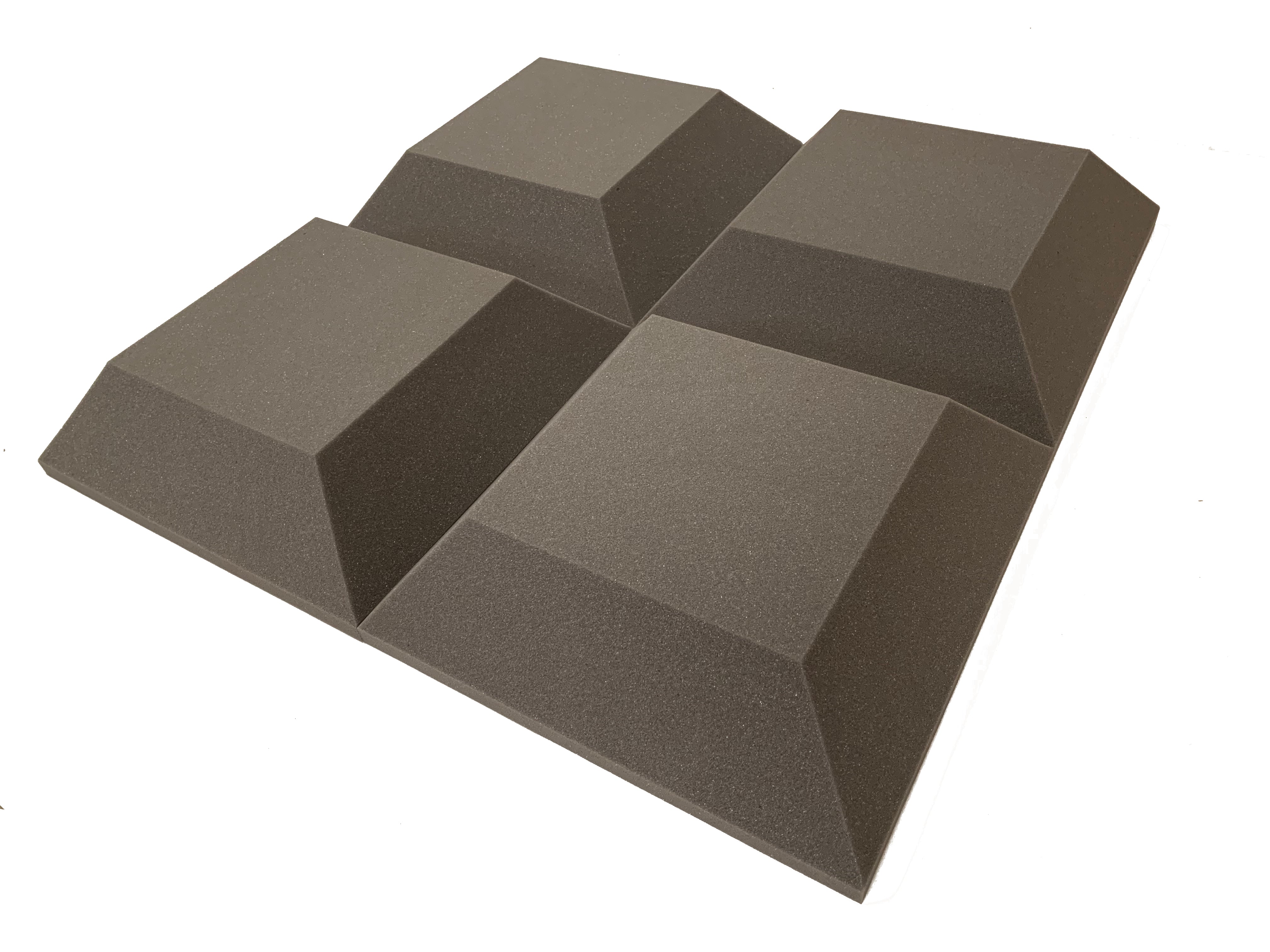 Tegular 2" Acoustic Studio Foam Tile Pack - 24 dalles, couverture de 3,48 m²