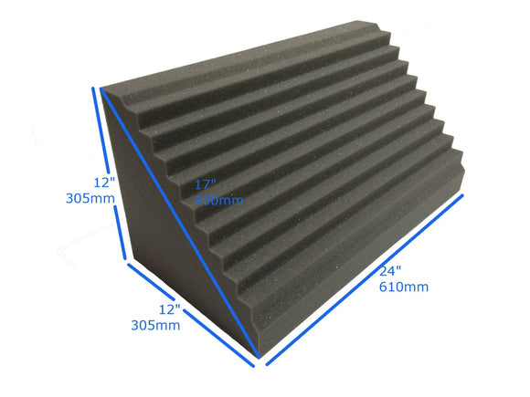 Wedge Corner Bass Trap 2ft Acoustic Studio Foam - Advanced Acoustics