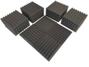 Advanced Acoustics 12" Wedge Acoustic Studio Foam Tile Pack