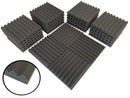 Advanced Acoustics 12" Wedge Acoustic Studio Foam Tile Pack