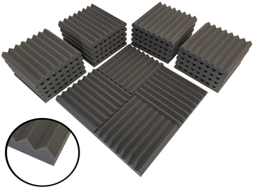 Advanced Acoustics 12" Wedge Acoustic Studio Foam Tile Pack