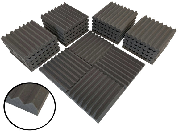 Advanced Acoustics 12" Wedge Acoustic Studio Foam Tile Pack