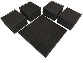 Advanced Acoustics 12" Wedge Acoustic Studio Foam Tile Pack
