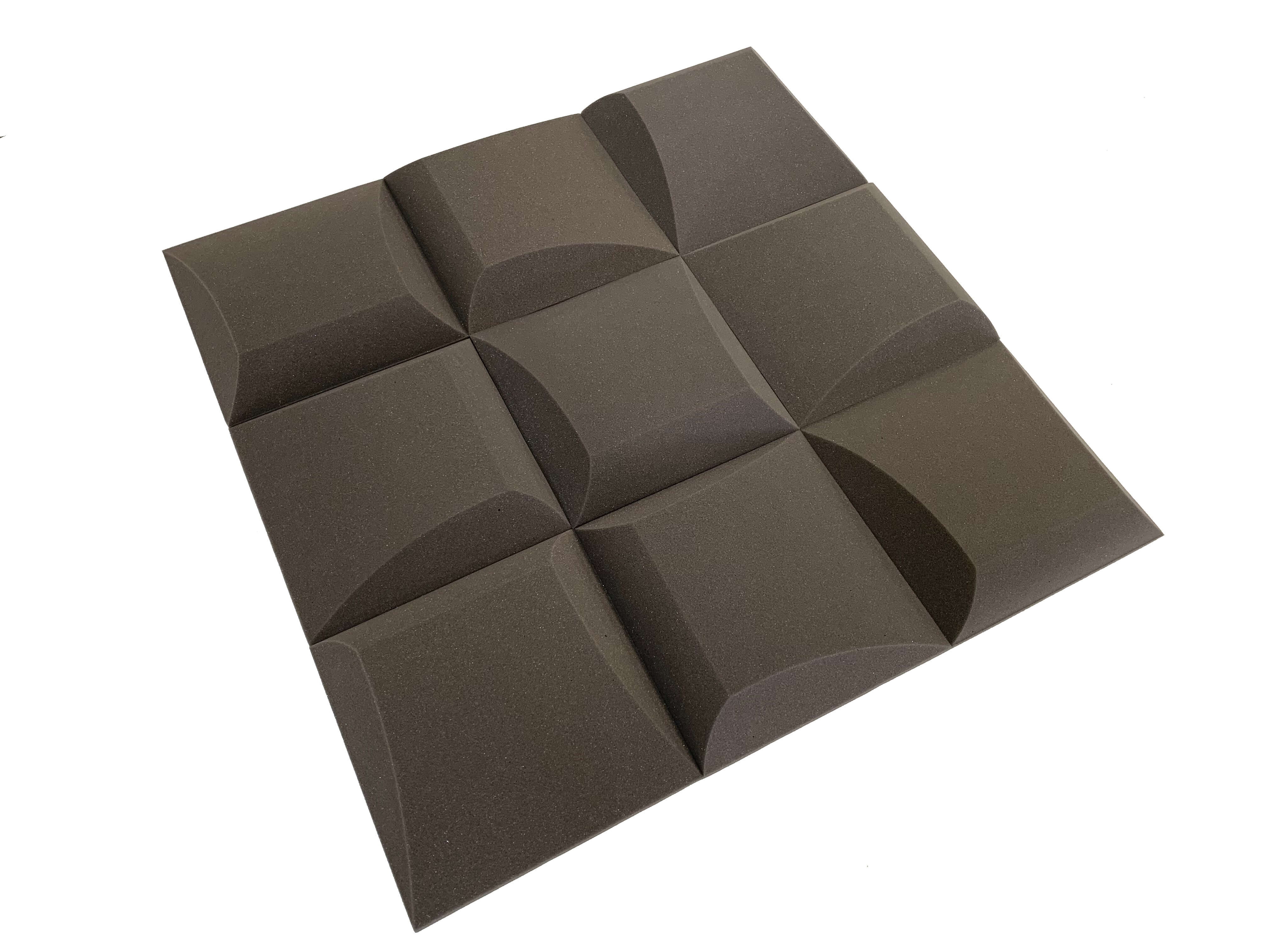 AeroFoil 12" Acoustic Studio Foam Tile Pack - 12 Tiles, 1.1qm Coverage-13