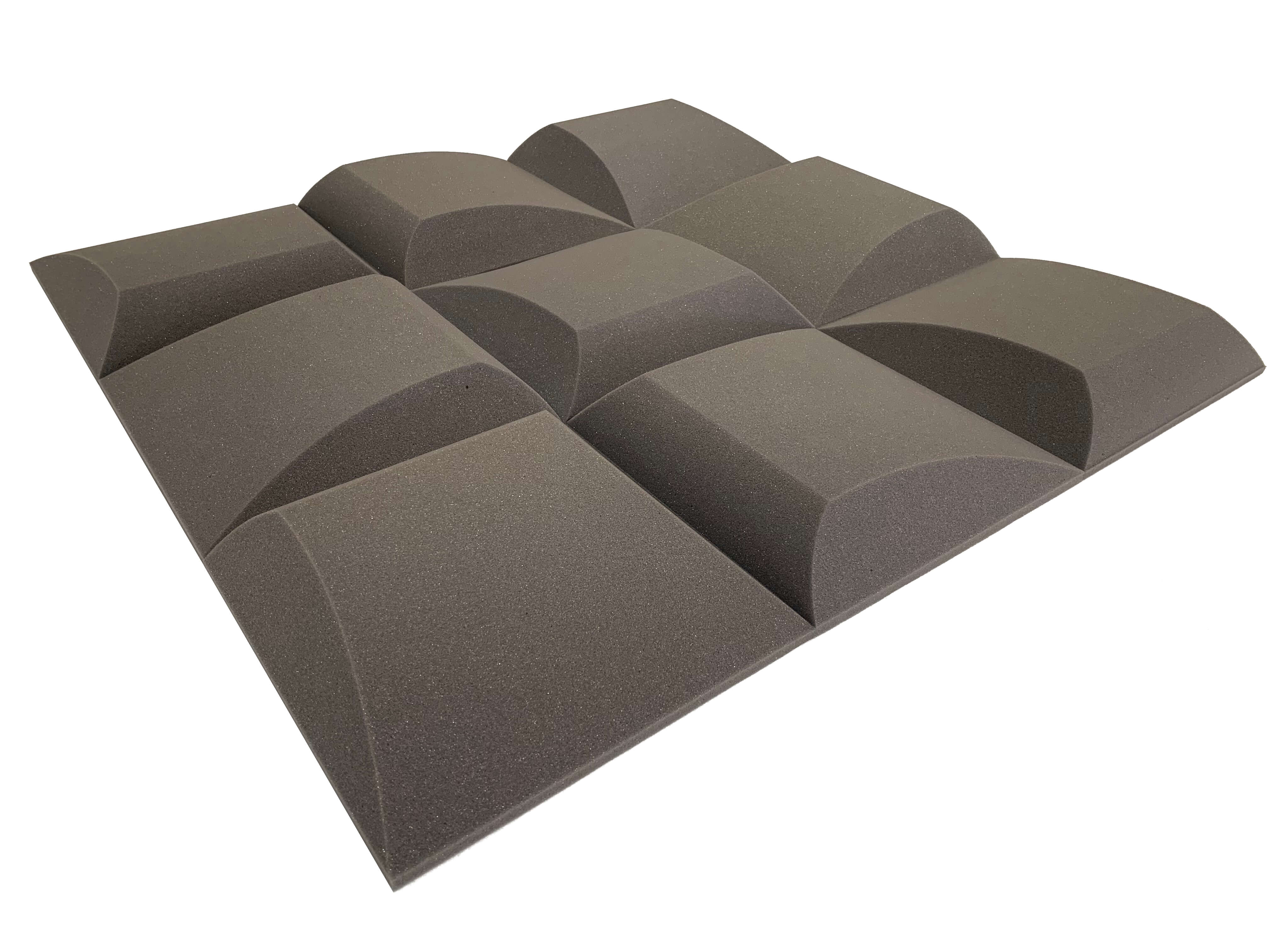 AeroFoil 12" Acoustic Studio Foam Tile Pack - 12 Tiles, 1.1qm Coverage-12
