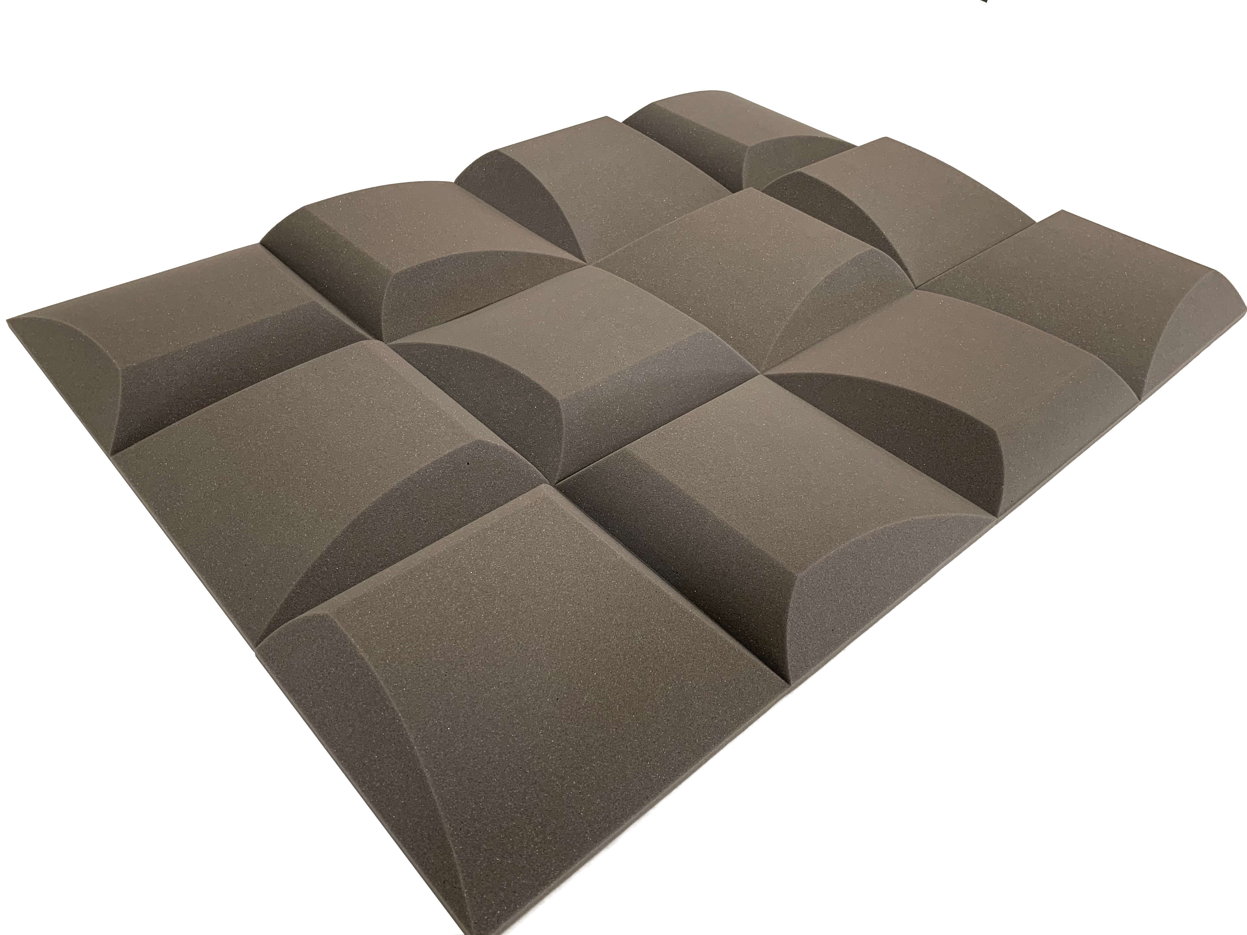 AeroFoil 12" Acoustic Studio Foam Tile Pack - 12 Tiles, 1.1qm Coverage-11