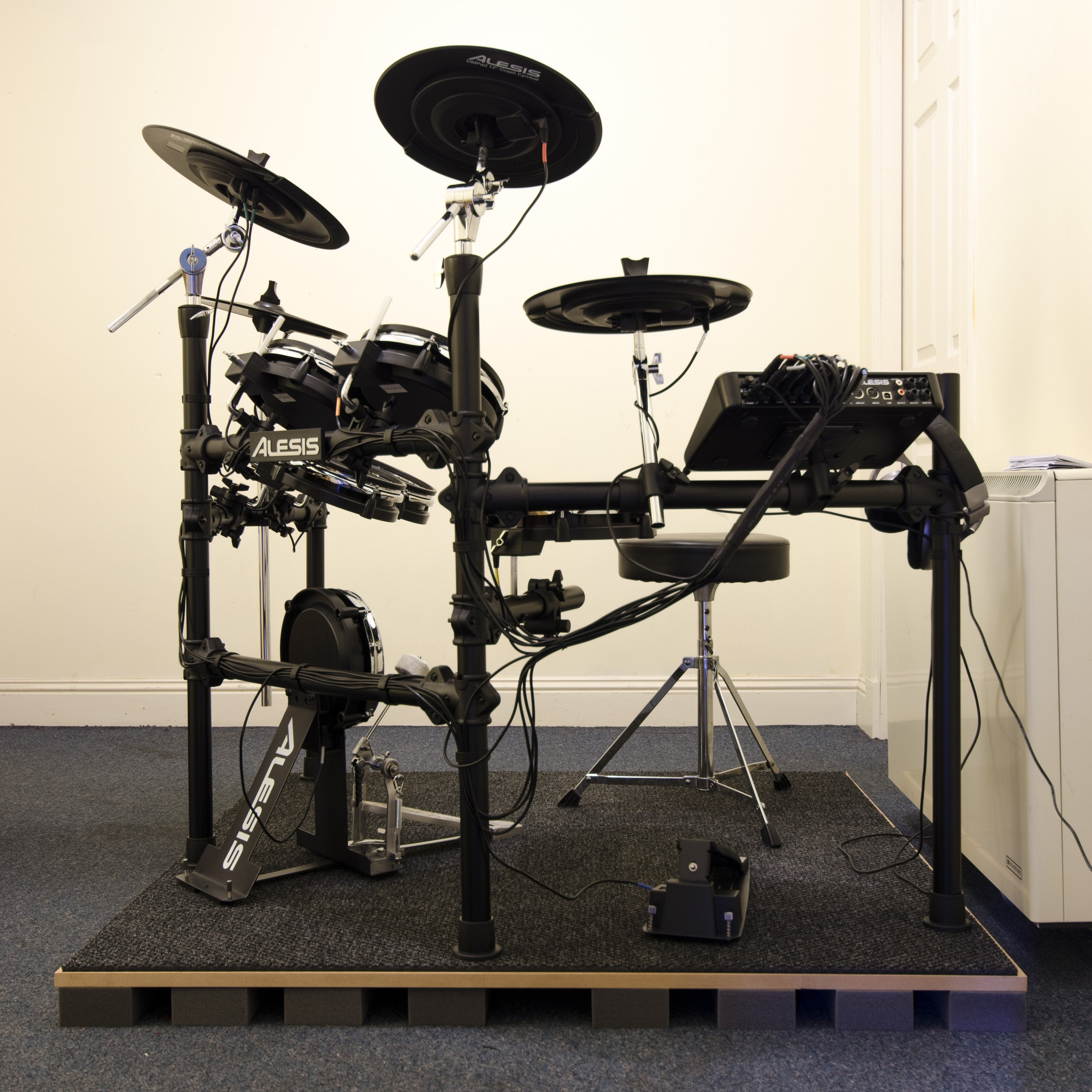 Drum Kit Isolation Kit PRO - Drum Platform - 1.8m by 2.4m Footprint - Advanced Acoustics