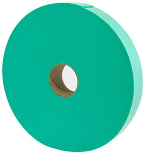 Lärmschutzband mit grünem Kleber – 50 mm breit, 30 m lang, 3,2 mm dick