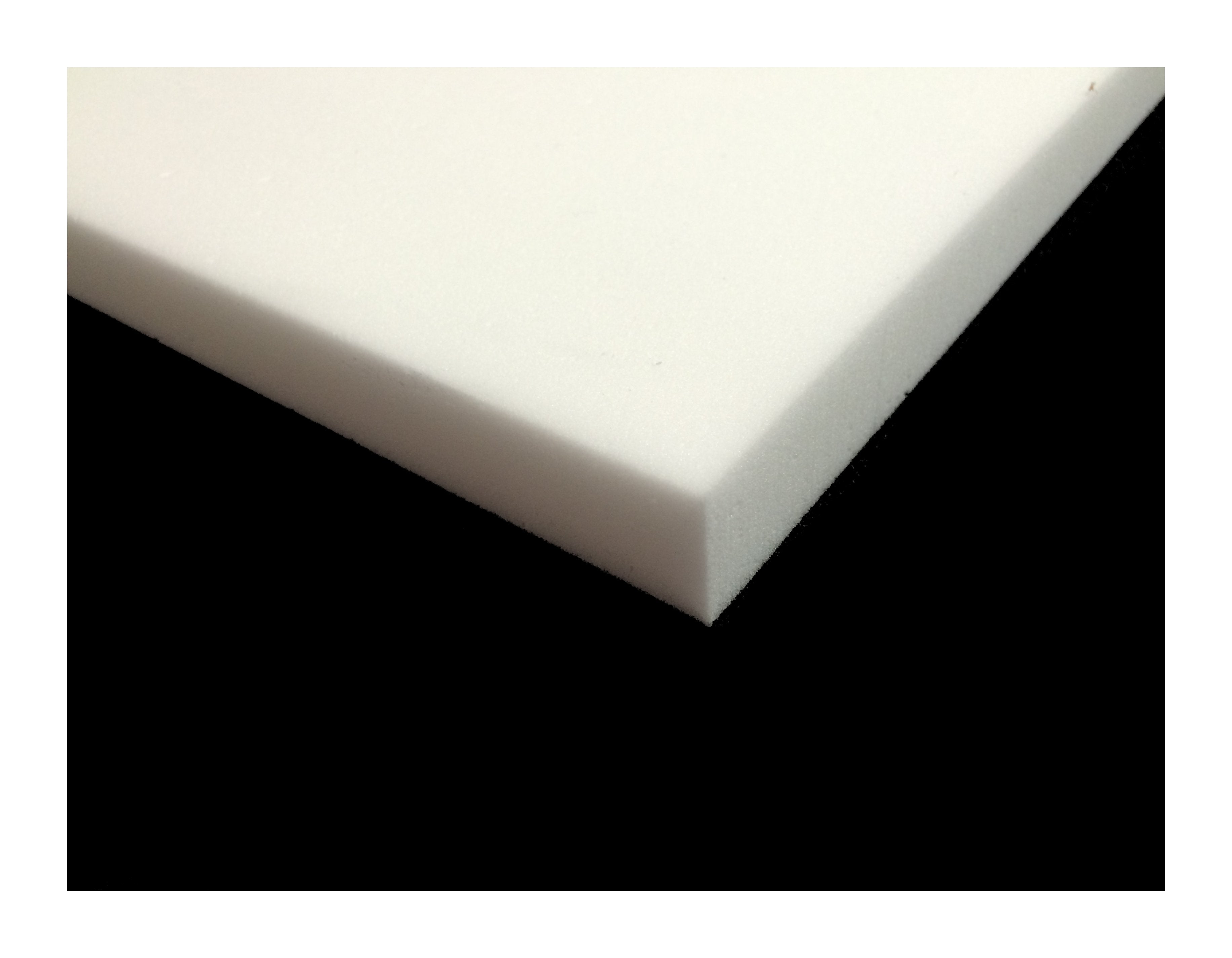 Dièdre acoustique en mousse de mélamine 24 x 48 cm blanc