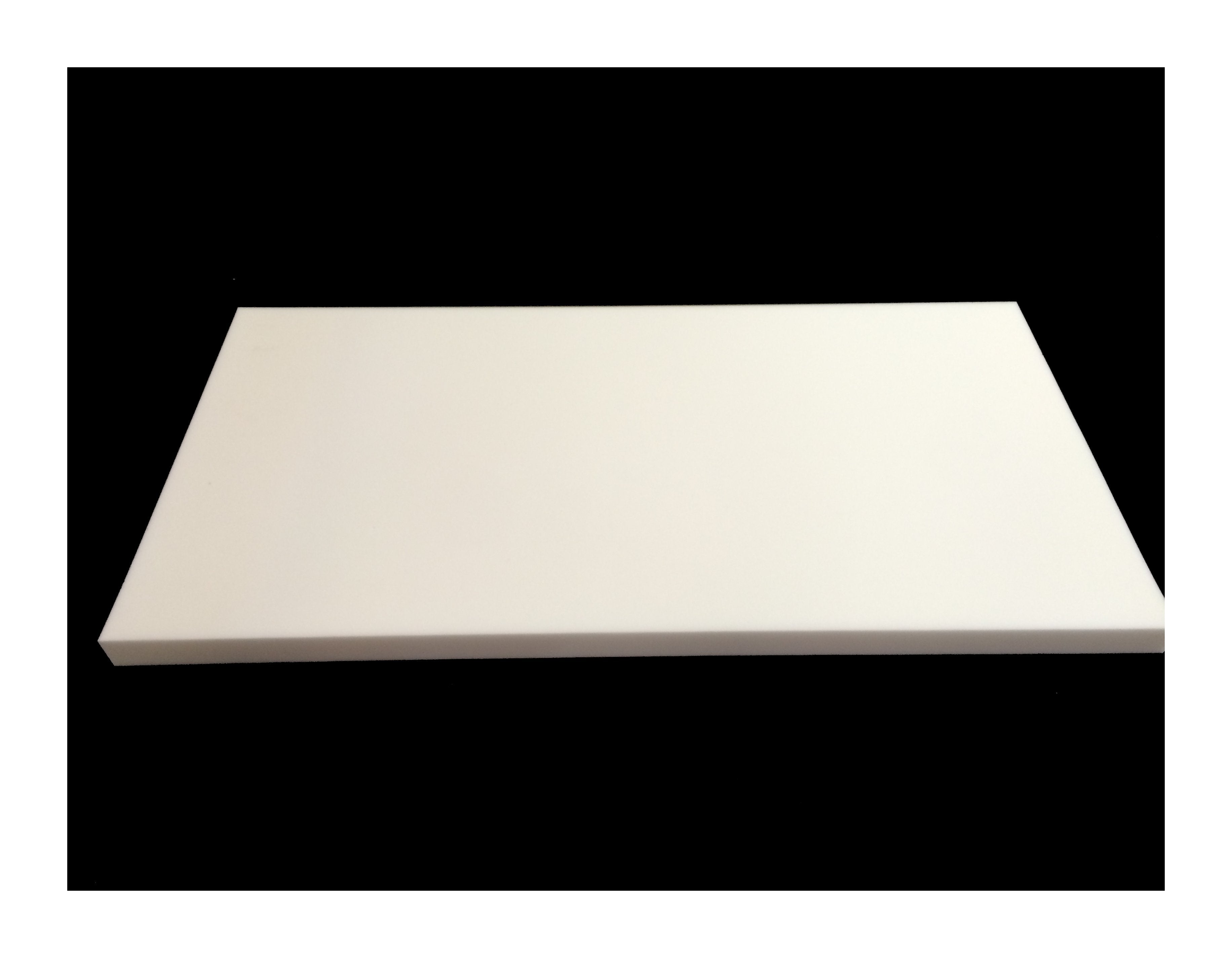 Mel-Acoustic Slab 50mm White Melamine Acoustic Foam Panel 600x1200 - Advanced Acoustics