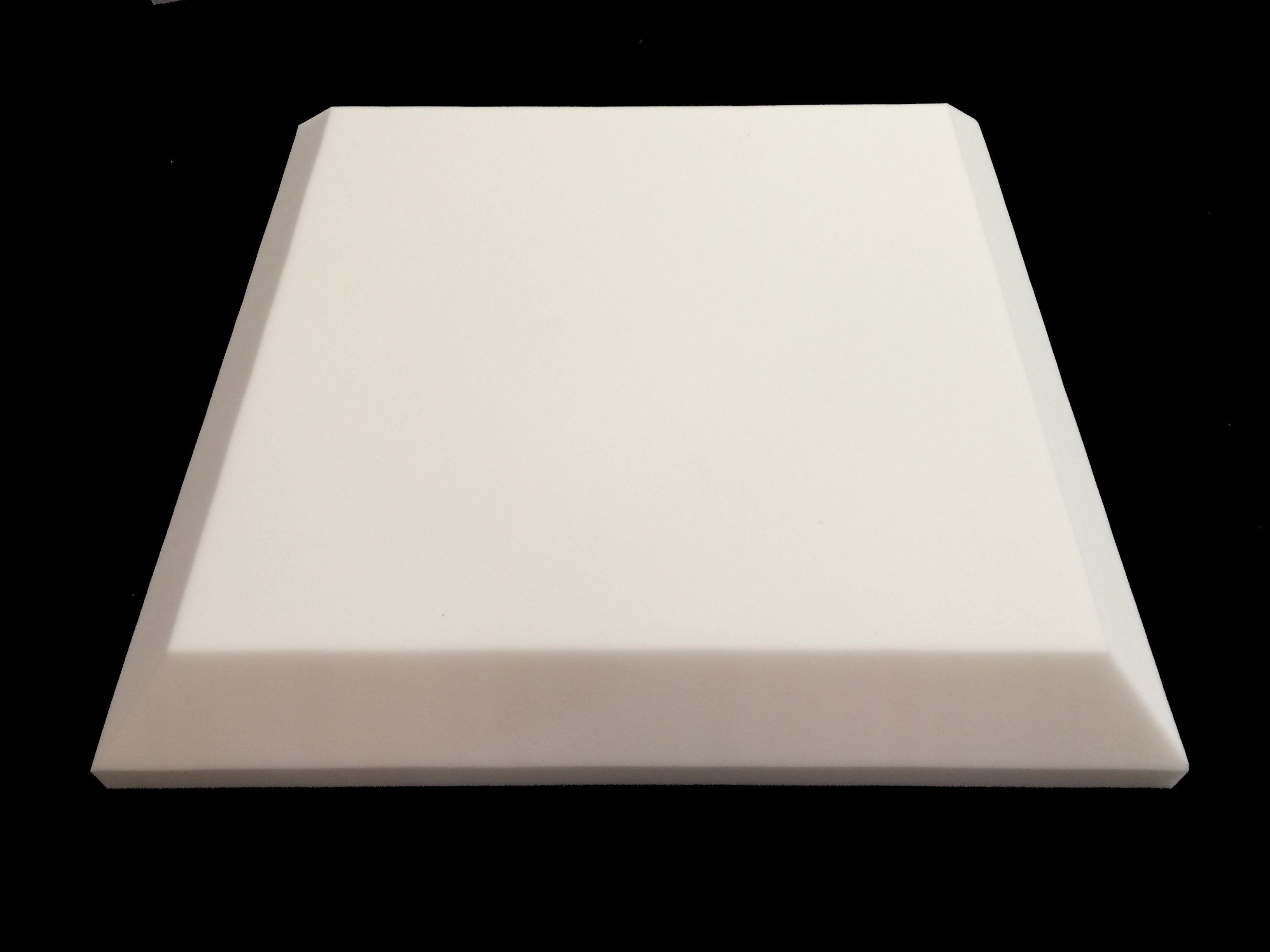 TECSOUND - Plaque d'isolation acoustique en mousse de mélamine blanche  Sopramine b 1200 mm x 600 mm x 40 mm