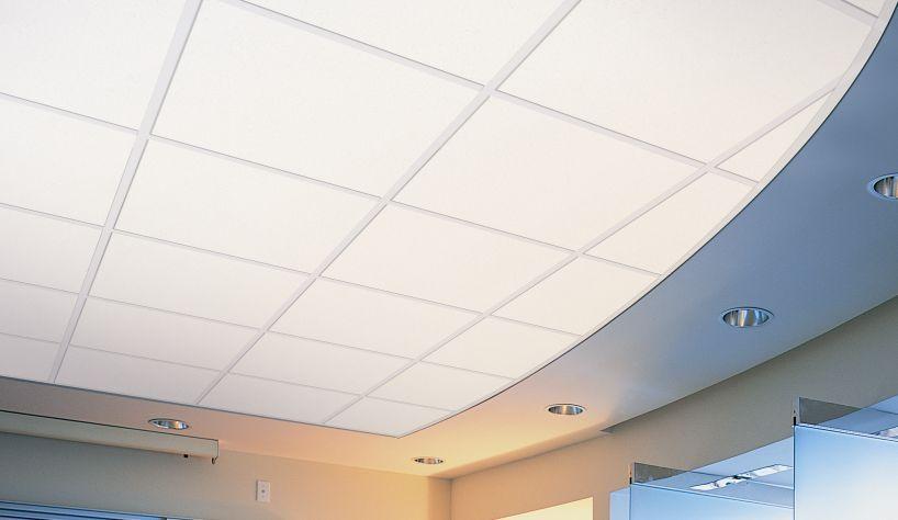 Mel Acoustic Ceiling Tile 25mm White Melamine Foam Panel 595x Advanced Acoustics
