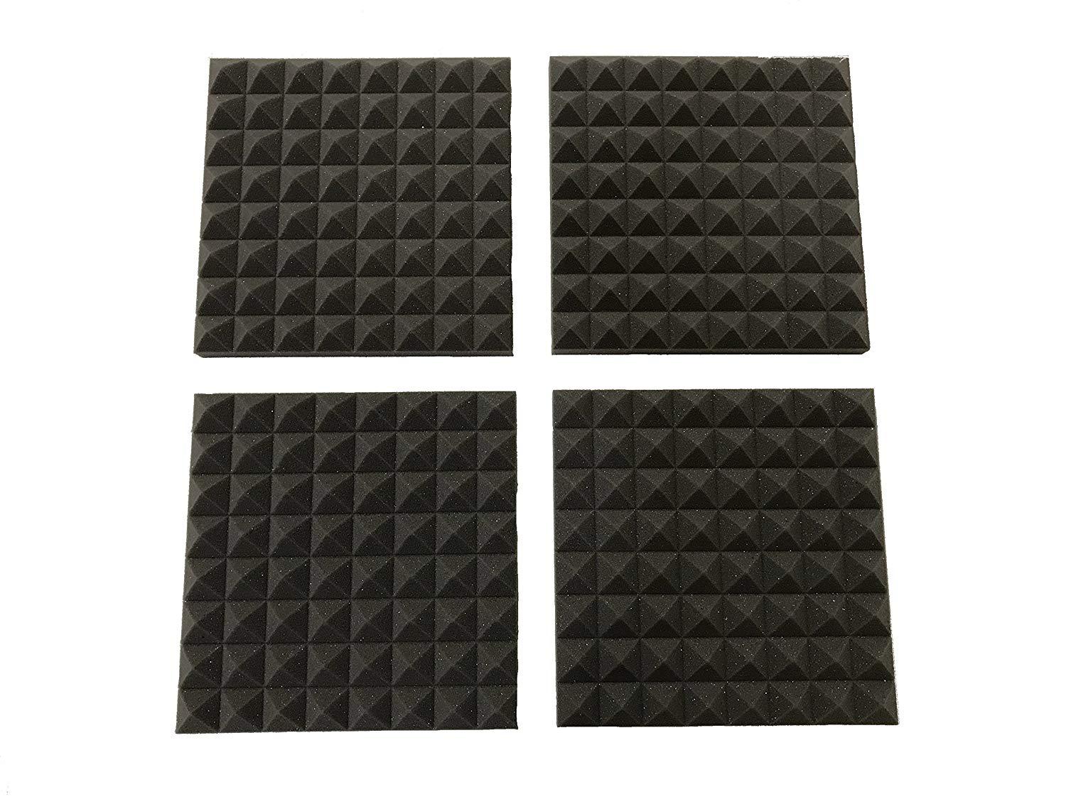Pyramid 12" Acoustic Studio Foam Tile Pack - Advanced Acoustics