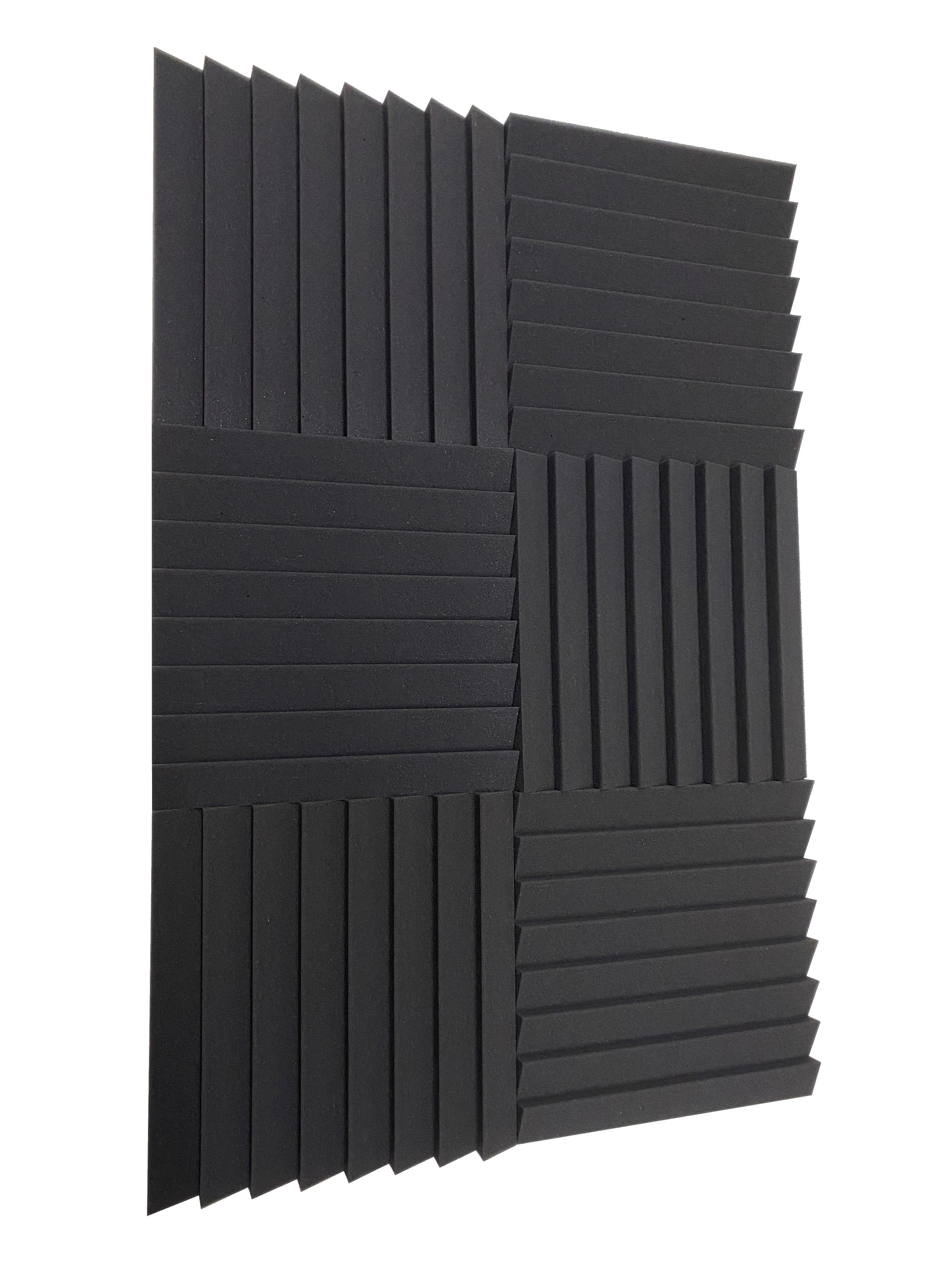 Sawtooth 12" Acoustic Studio Foam Tile Pack – 24 Tiles, 2.2qm Coverage-11