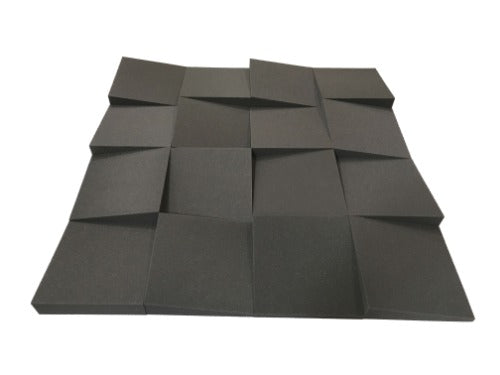 Slider 12" Acoustic Studio Foam Tile Pack - 16 Tiles, 1.5qm Coverage-9