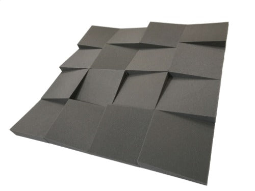 Slider 12" Acoustic Studio Foam Tile Pack - 16 dalles, couverture de 1,5 m²-4