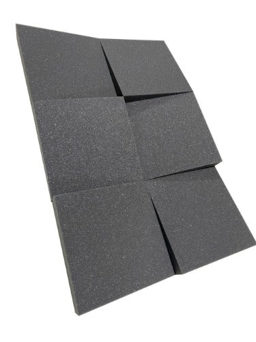 Slider 12" Acoustic Studio Foam Tile Pack - 16 dalles, couverture de 1,5 m²