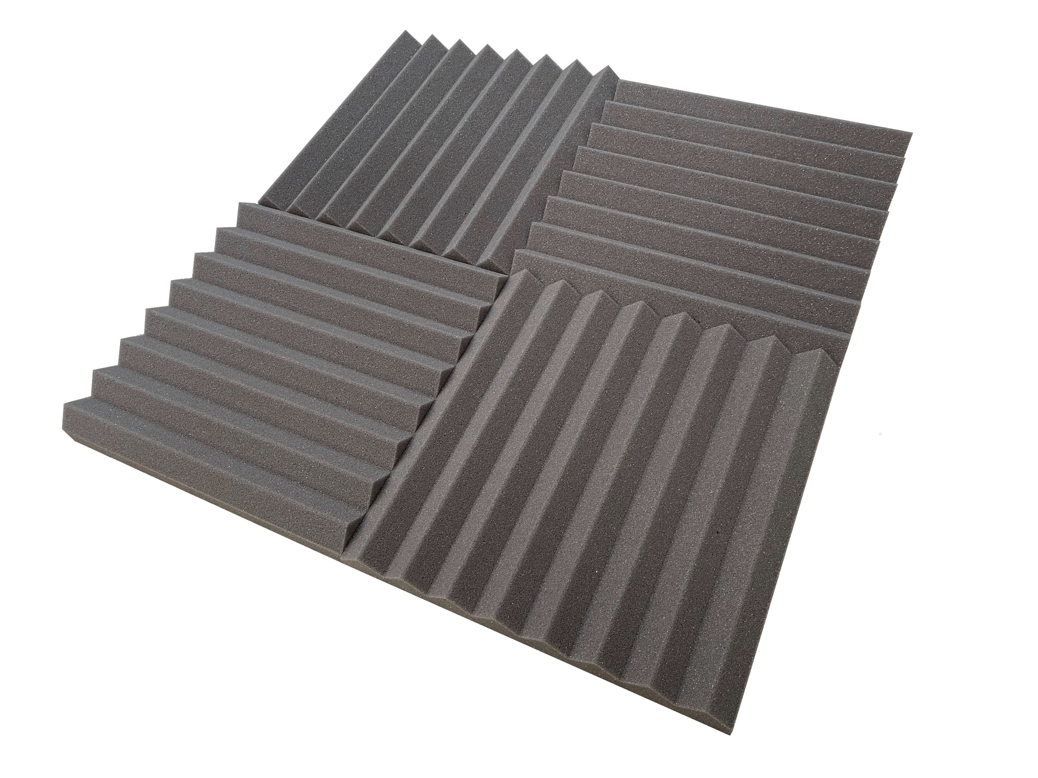 Wedge 12" Acoustic Studio Foam Tile Pack - 24 Tiles, 2.2qm Coverage-10