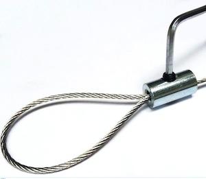 Suspension Component - 1.5mm Steel Wire Rope Loop Clamp - Advanced Acoustics