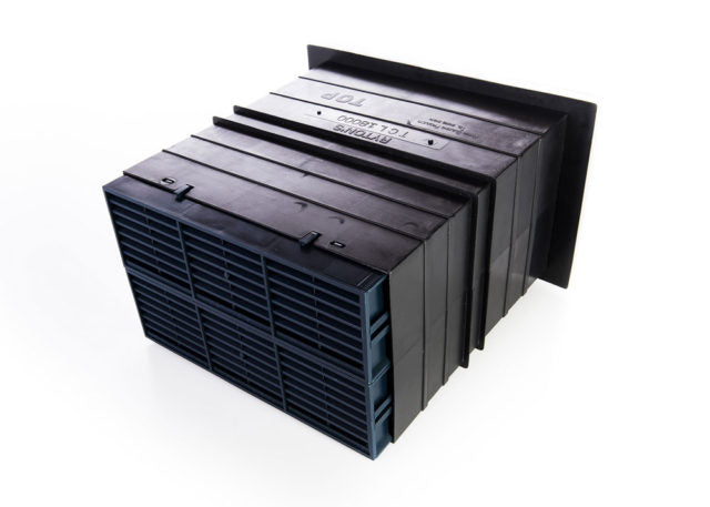 Kaufen blau-schwarz Rytons 9x6 Acoustic AirLiner Set mit Hit &amp;amp; Miss Ventilator 